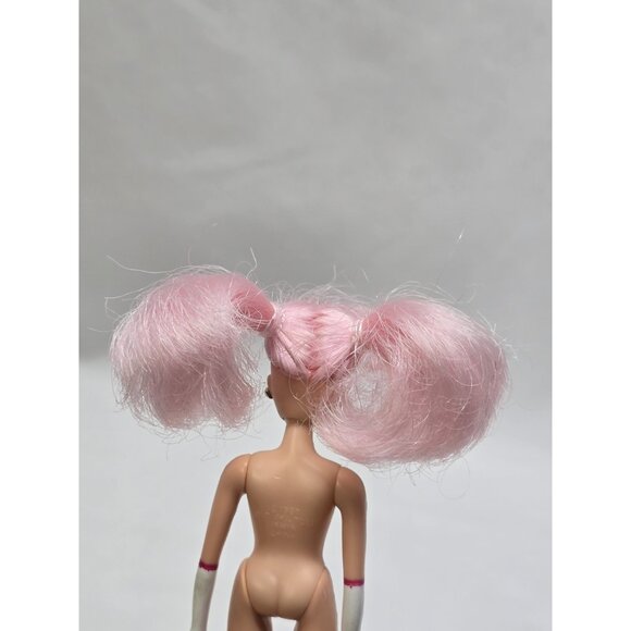 1997 SAILOR MOON CHIBI MOON CHIBIUSA RINI 5" DOLL PINK HAIR BANDAI IRWIN TOYS - Picture 13 of 14